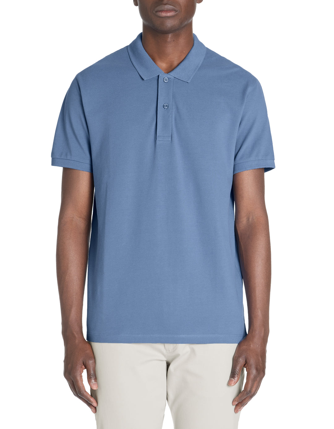 100% cotton piqu polo