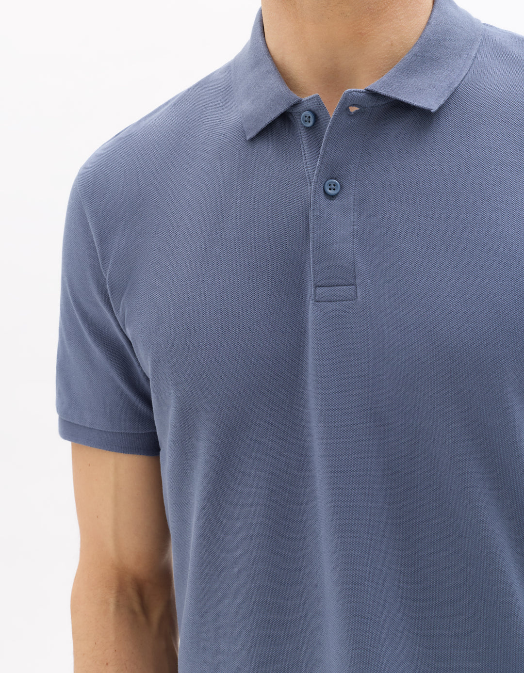 100% cotton piqu polo
