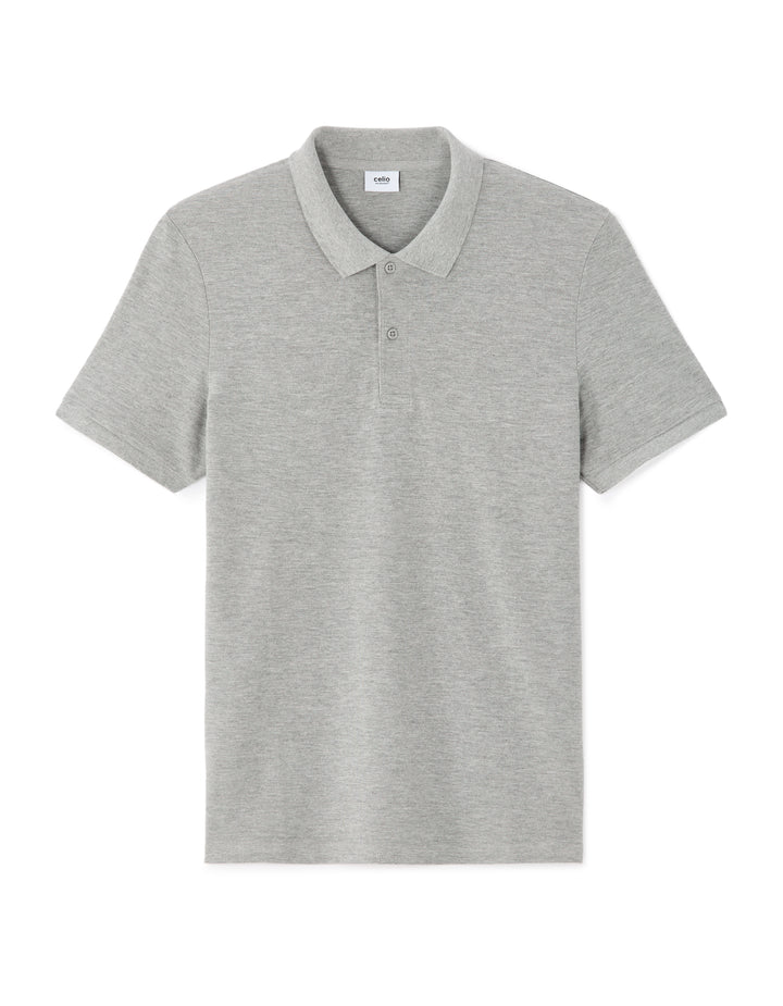 Regular pique polo shirt 100% cotton