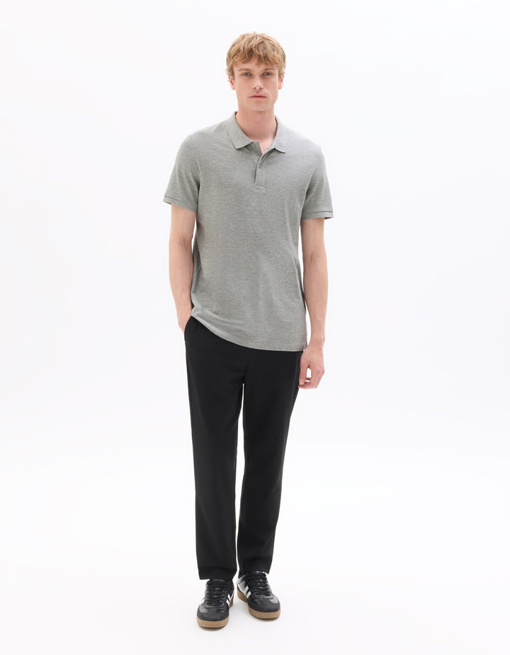 Regular pique polo shirt 100% cotton