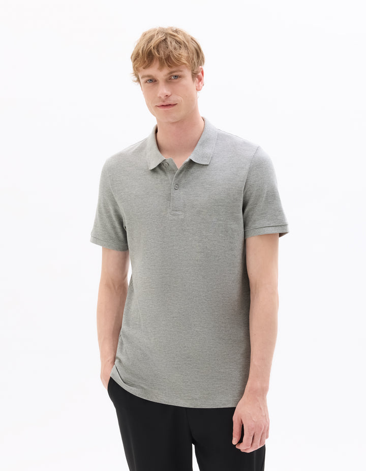 Regular pique polo shirt 100% cotton