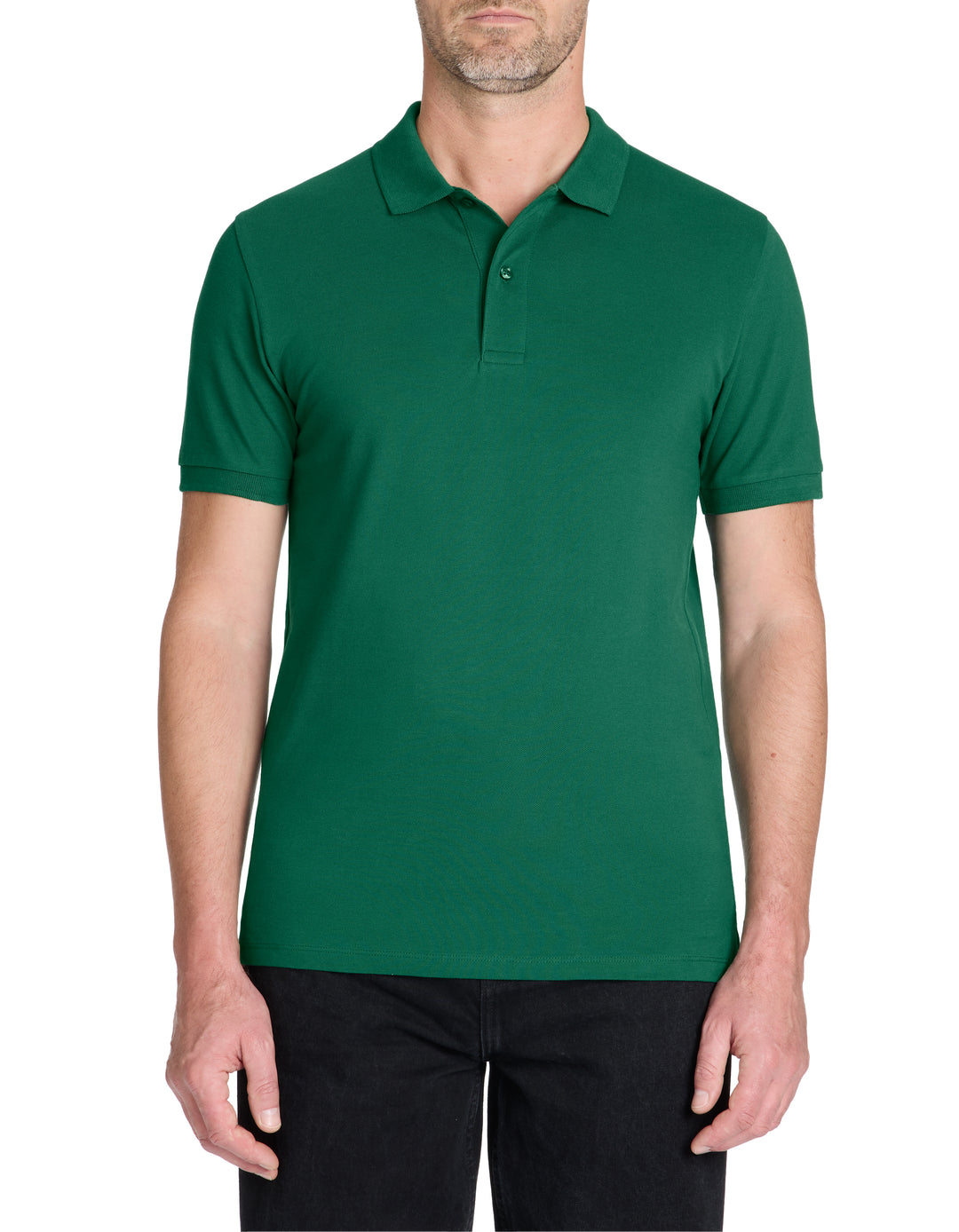 100% cotton piqu polo