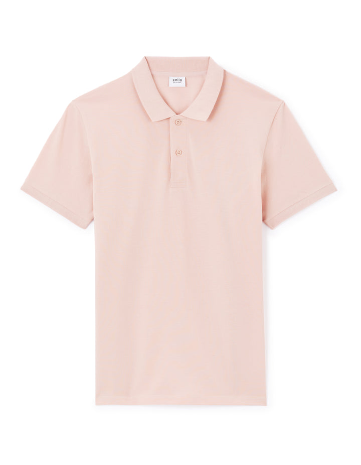 100% cotton piqu polo