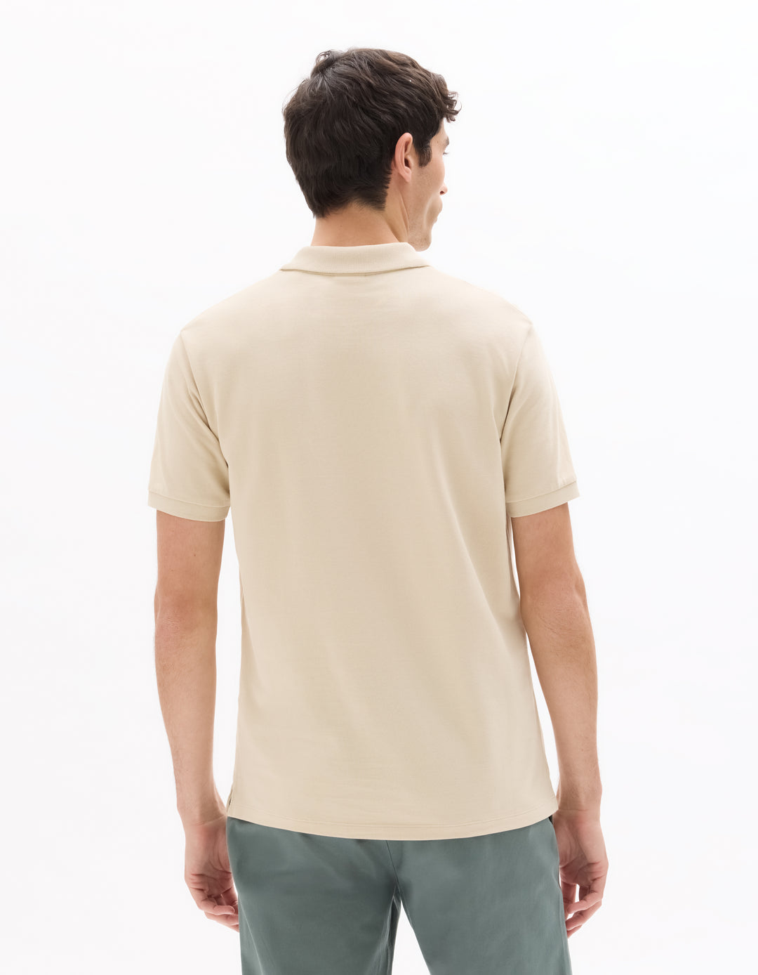 100% cotton piqu polo