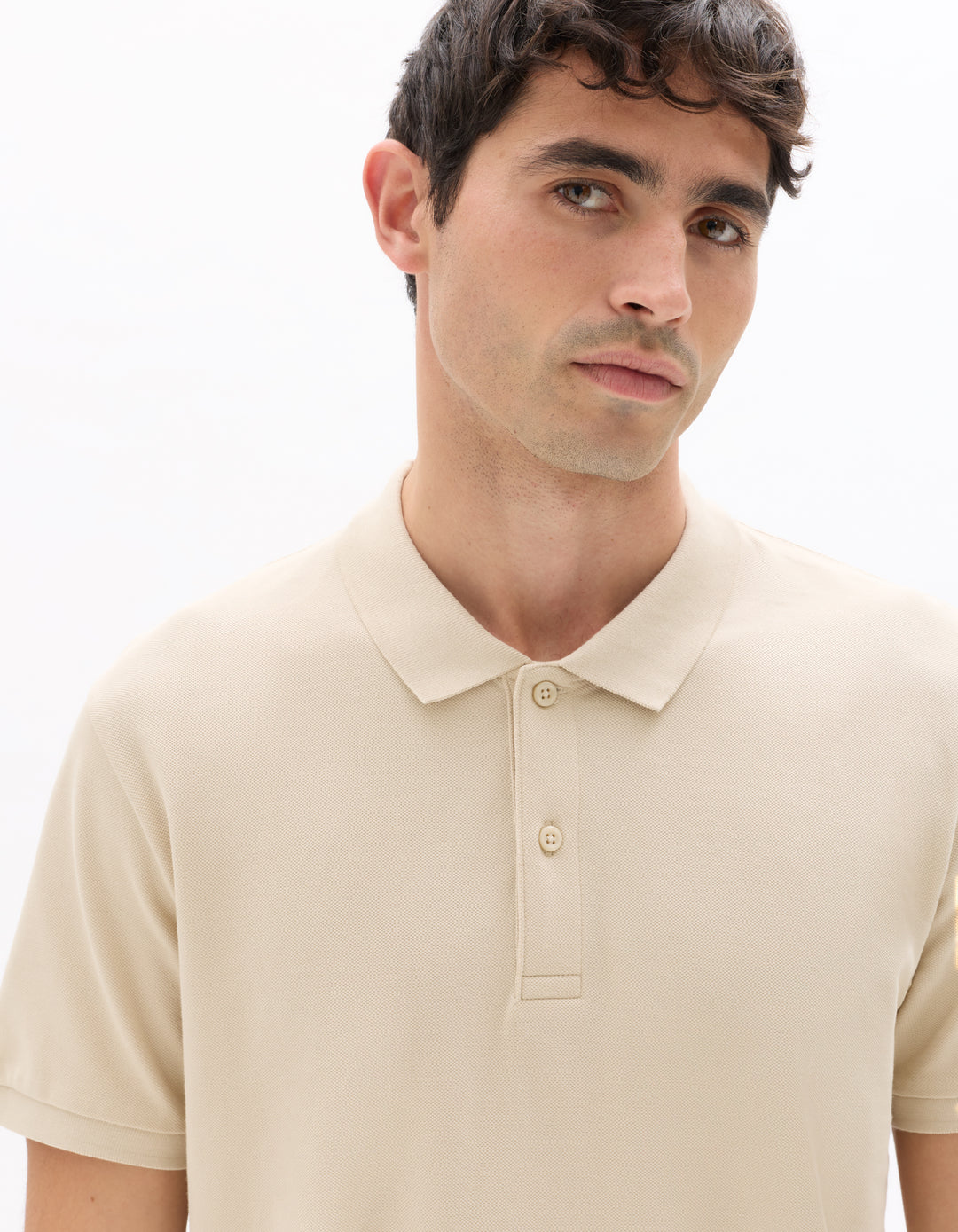 100% cotton piqu polo