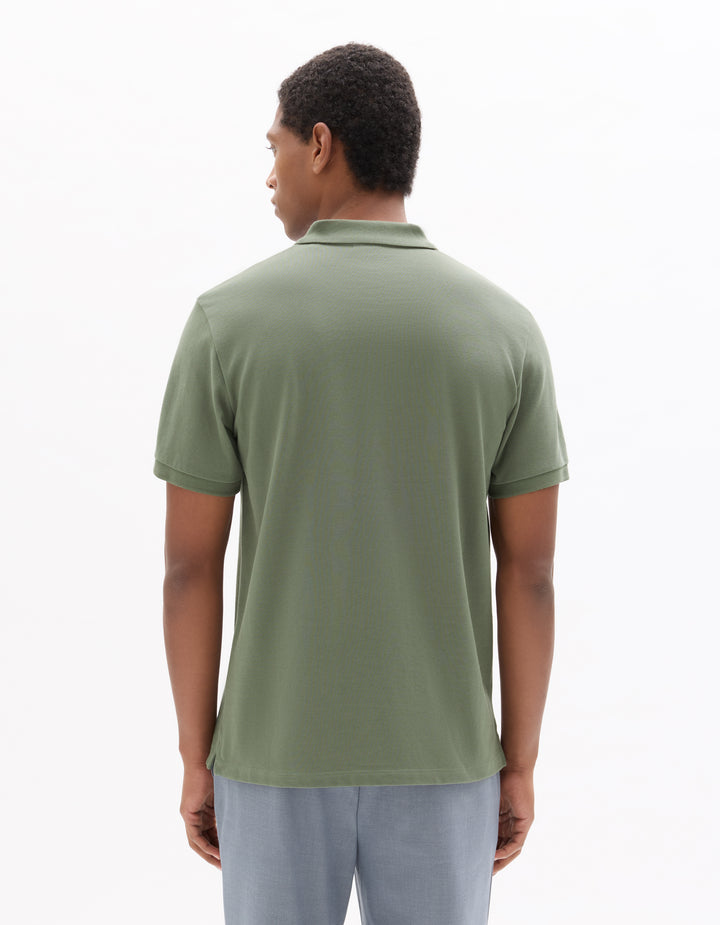 100% cotton piqu polo