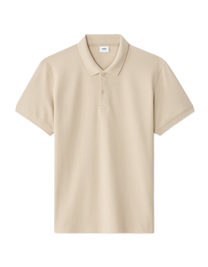 Men - Knitted - Polo Shirt - Short sleeves