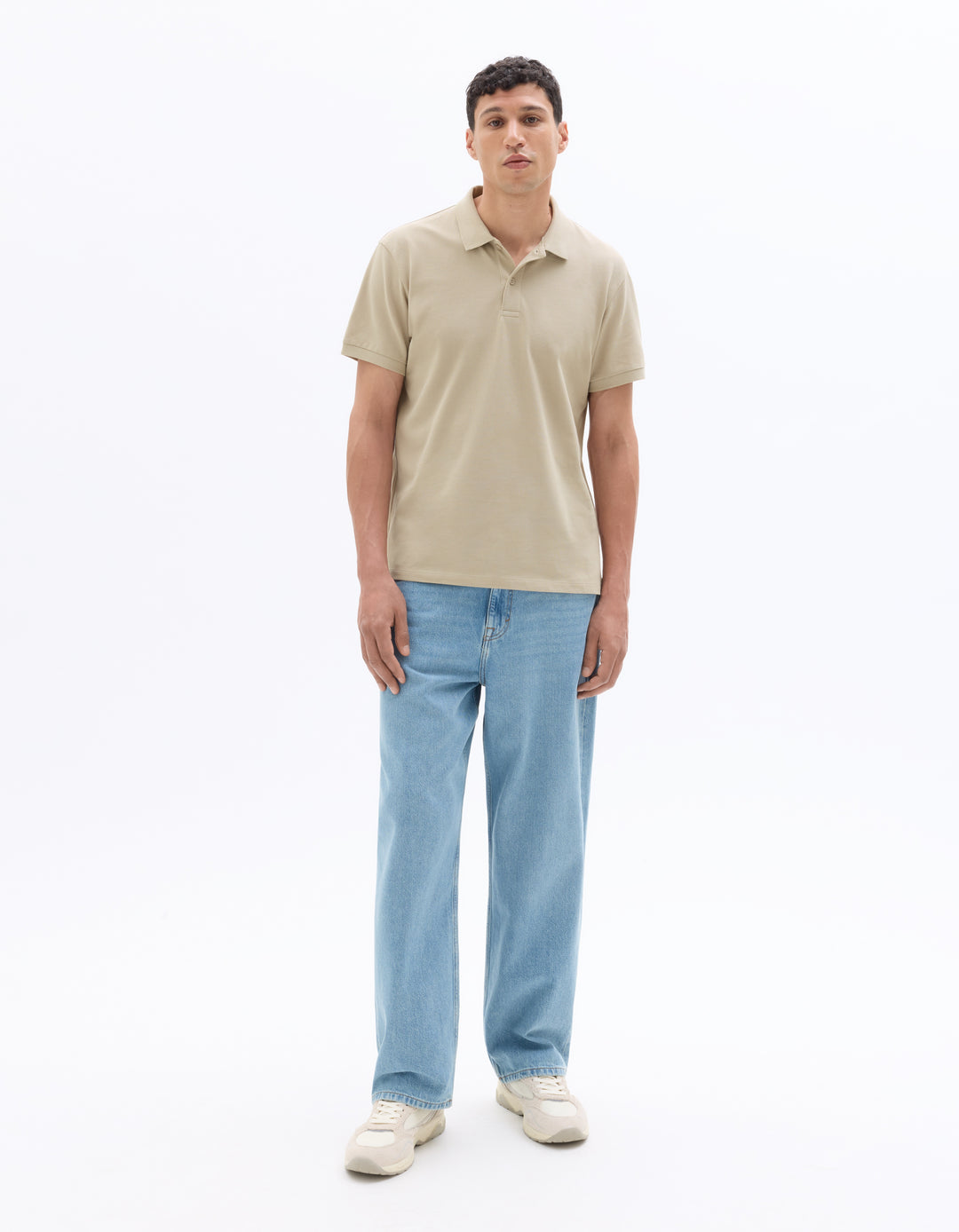 Men - Knitted - Polo Shirt - Short sleeves