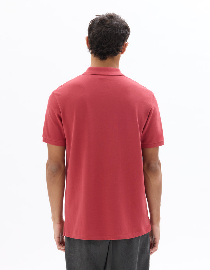100% cotton piqu polo