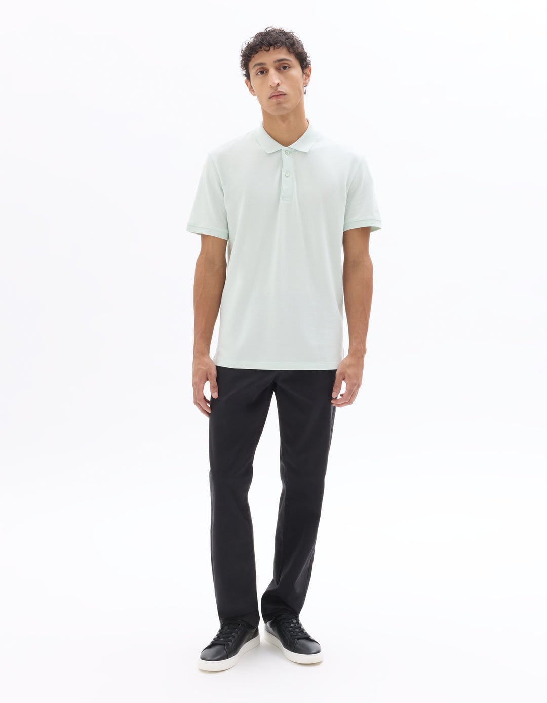 100% cotton piqu polo