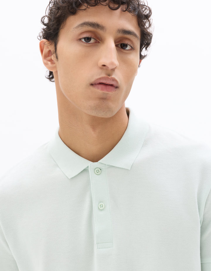 100% cotton piqu polo