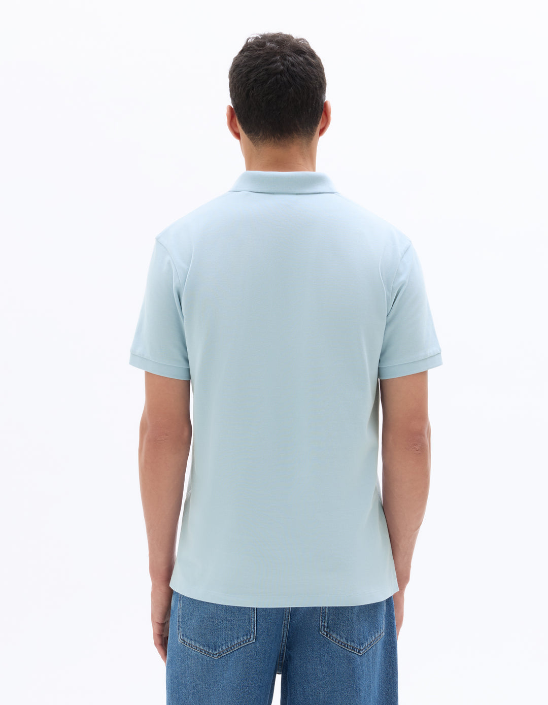 100% cotton piqu polo