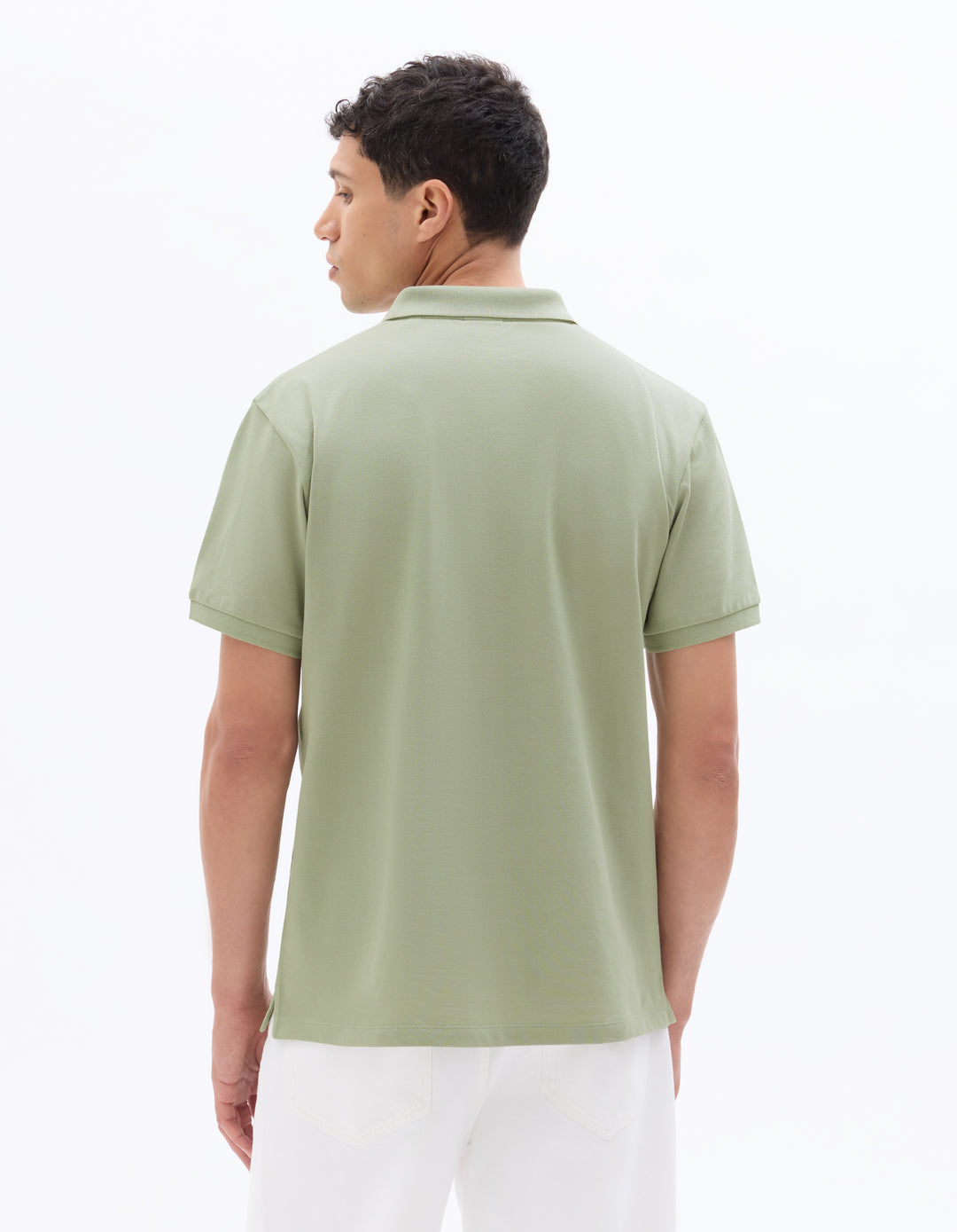 100% cotton piqu polo