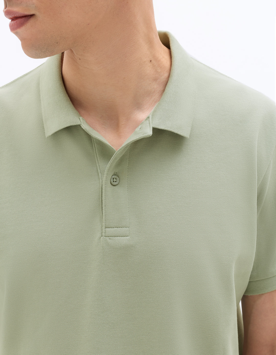 100% cotton piqu polo