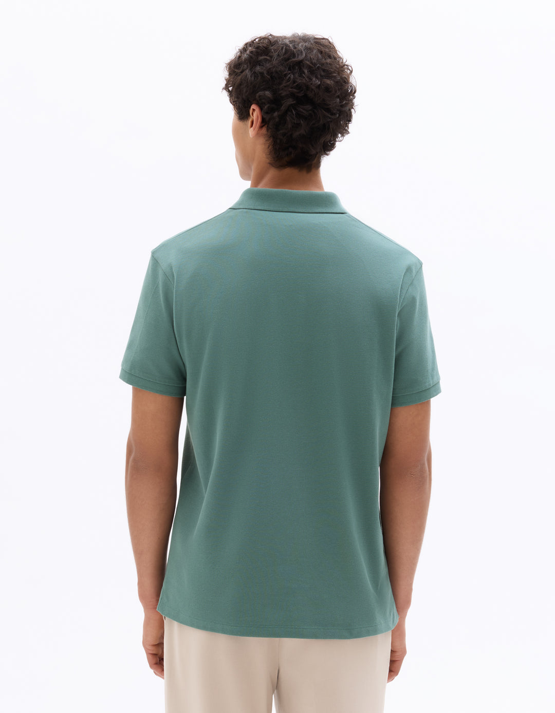 100% cotton piqu polo