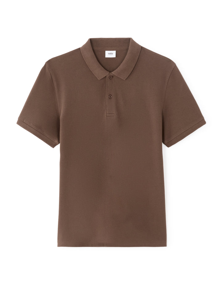 Men - Knitted - Polo Shirt - Short sleeves