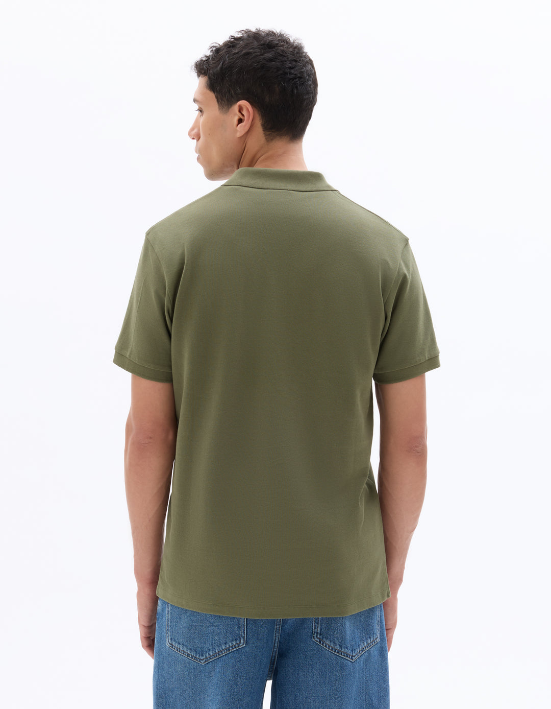 100% cotton piqu polo