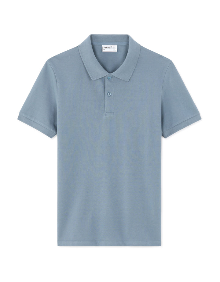 Regular pique polo shirt 100% cotton