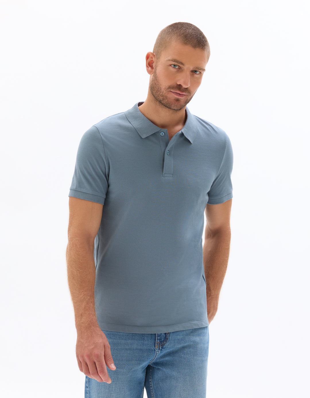 Regular pique polo shirt 100% cotton