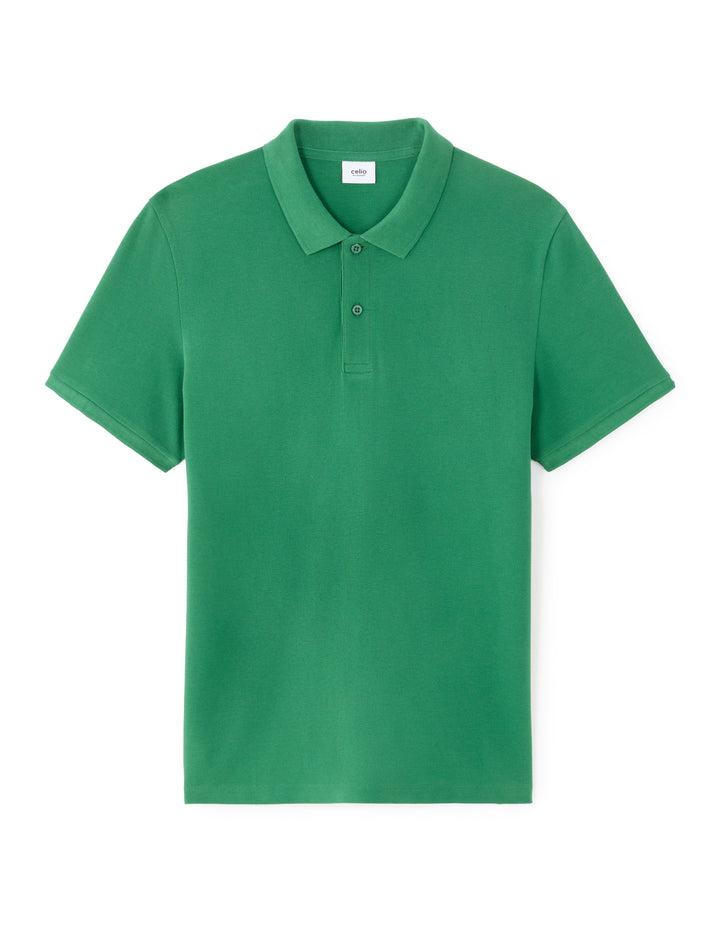 Men - Knitted - Polo Shirt - Short sleeves