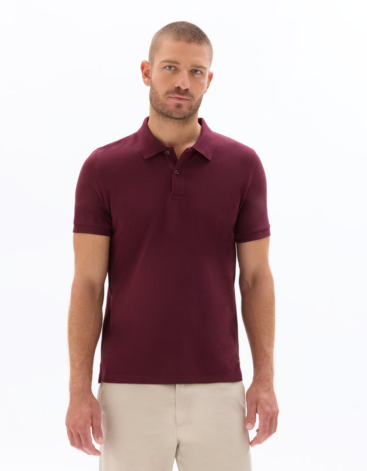 Regular pique polo shirt 100% cotton
