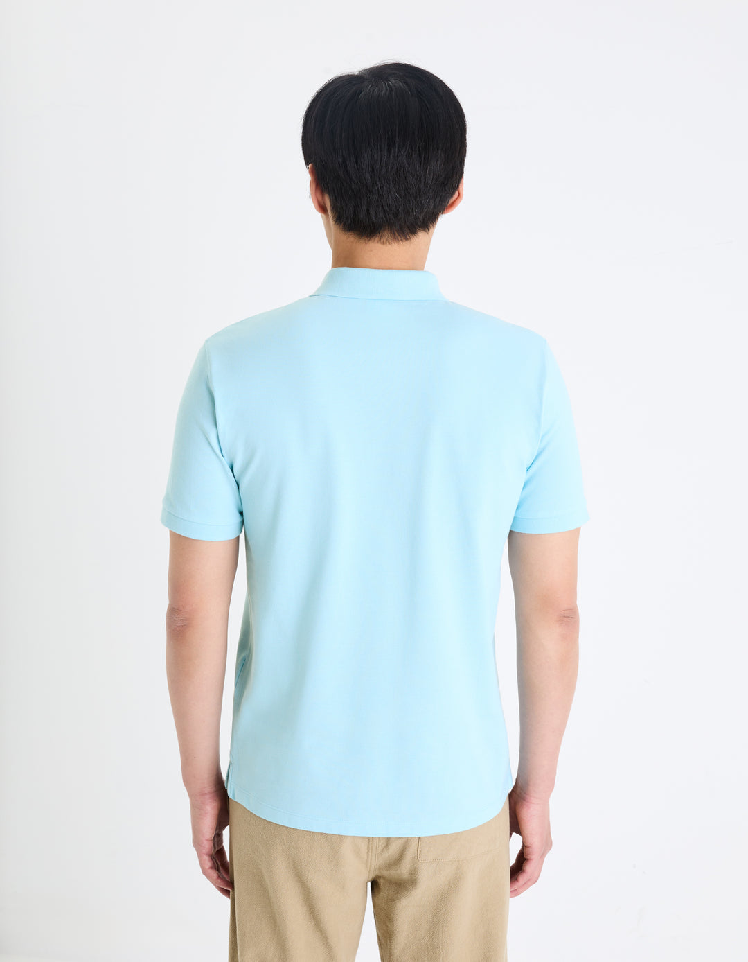 Men - Knitted - Polo Shirt - Short sleeves