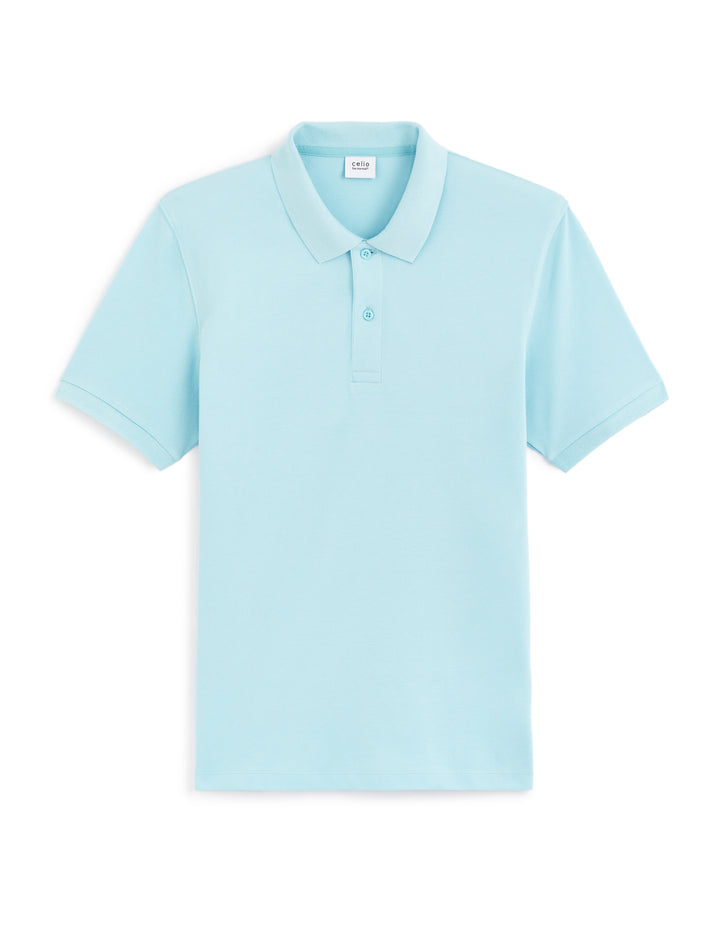 100% cotton piqu polo