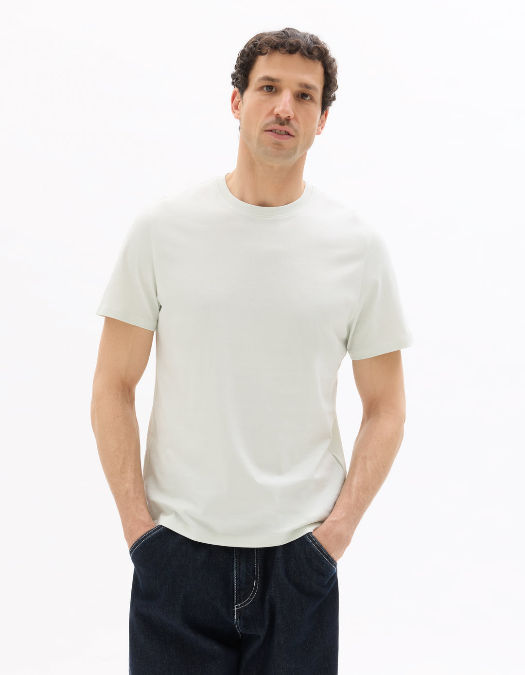Unisex - Knitted - T-Shirt - Short sleeves - U / V / round neck
