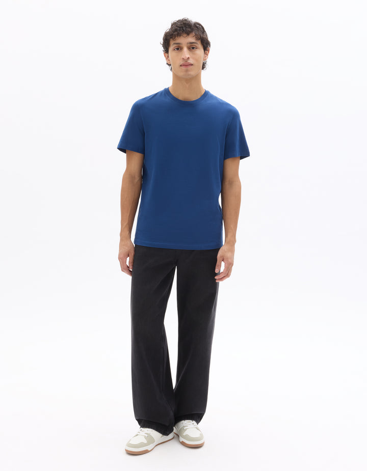 Unisex - Knitted - T-Shirt - Short sleeves - U / V / round neck