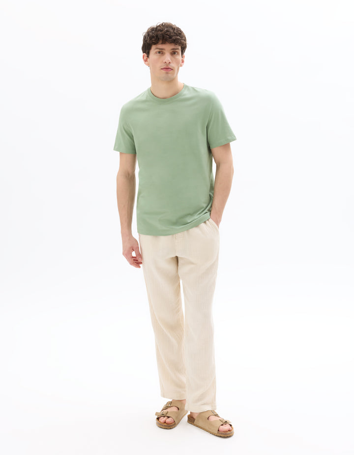 Unisex - Knitted - T-Shirt - Short sleeves - U / V / round neck