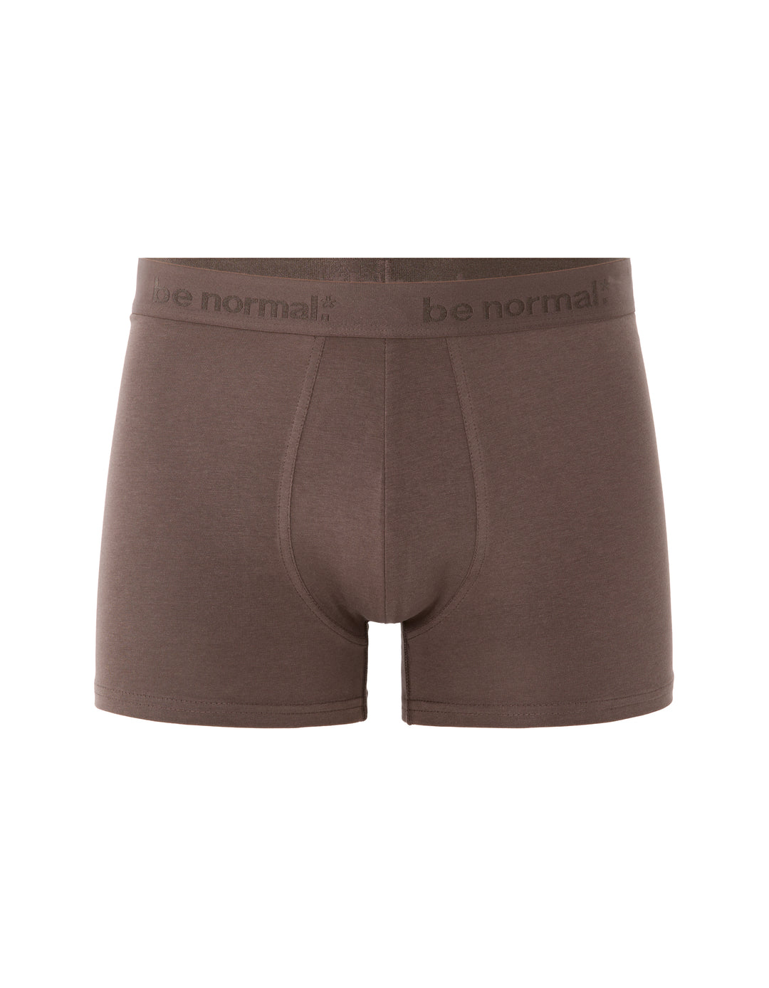 Plain stretch cotton boxer shorts