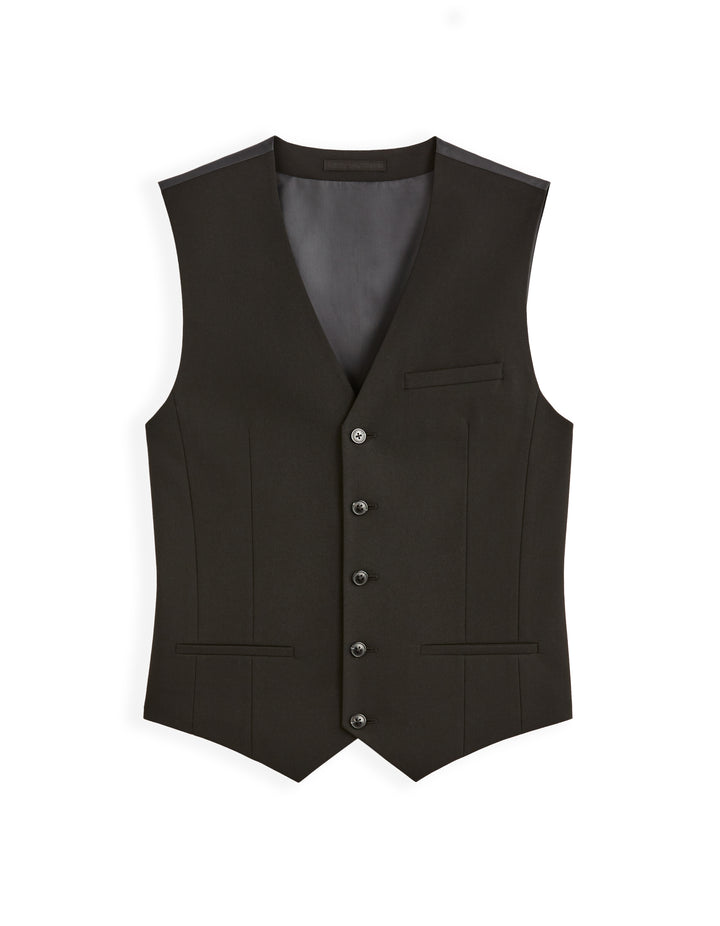 Slim stretch suit vest