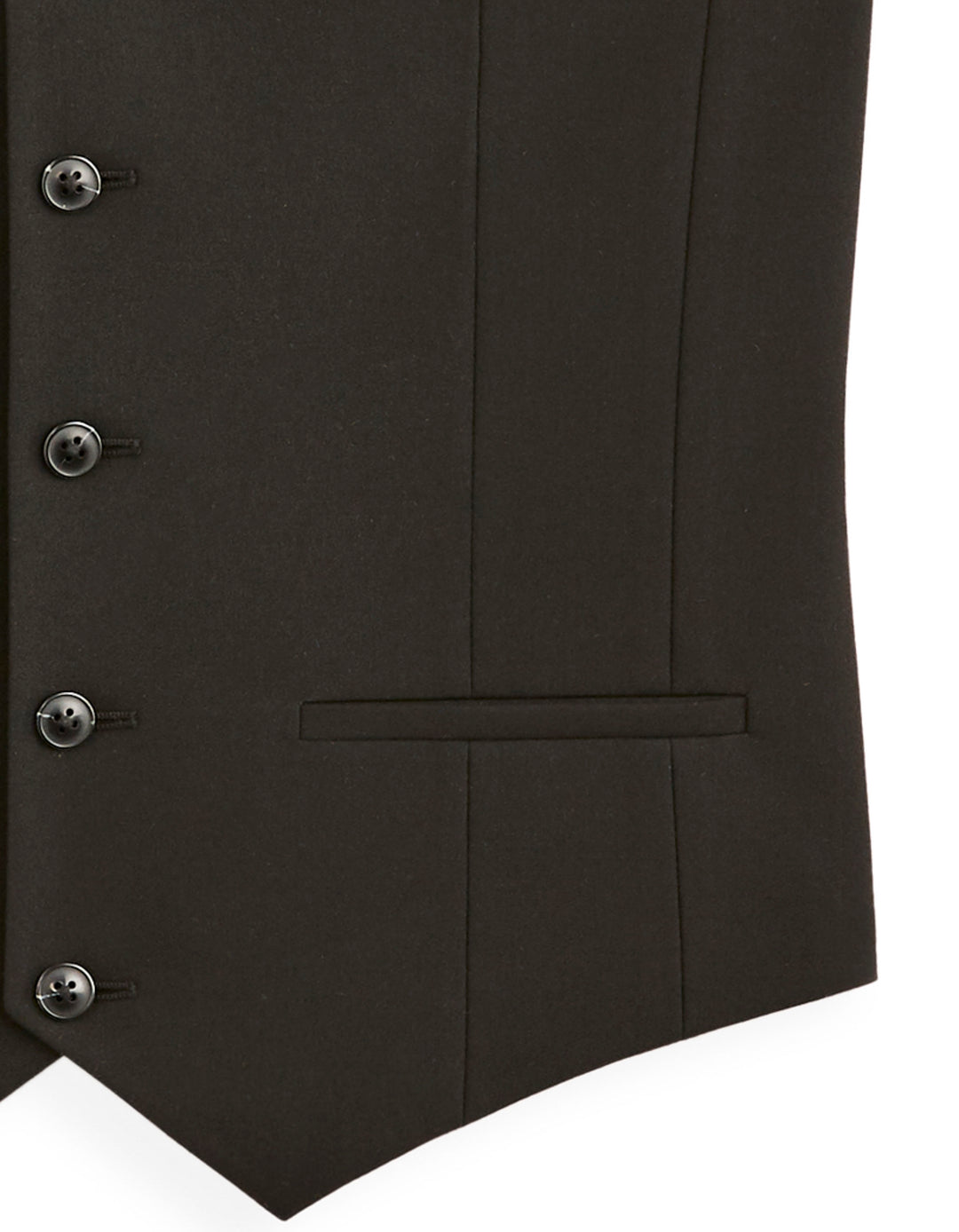 Slim stretch suit vest