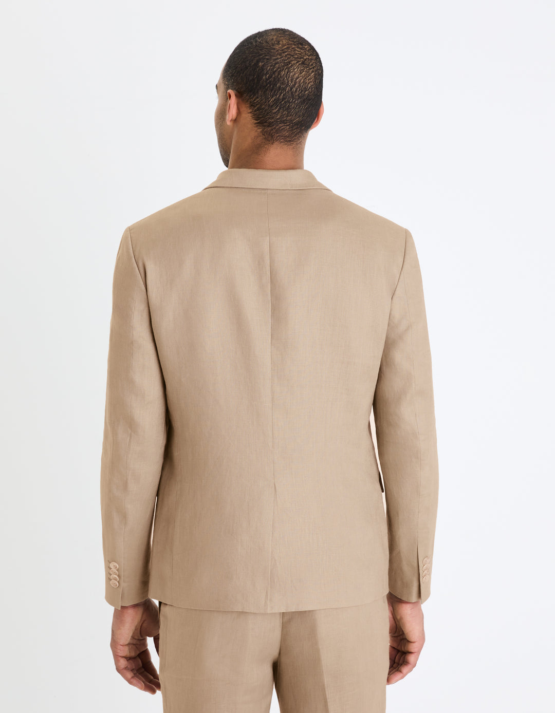 Slim linen suit jacket