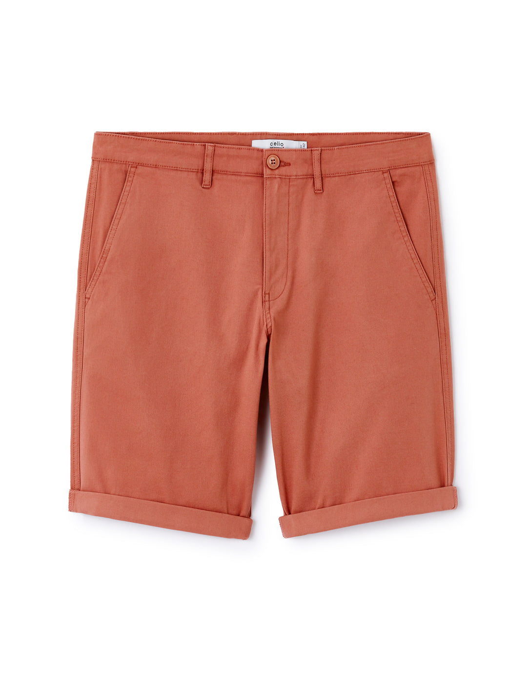 Chino Bermuda shorts in stretch cotton