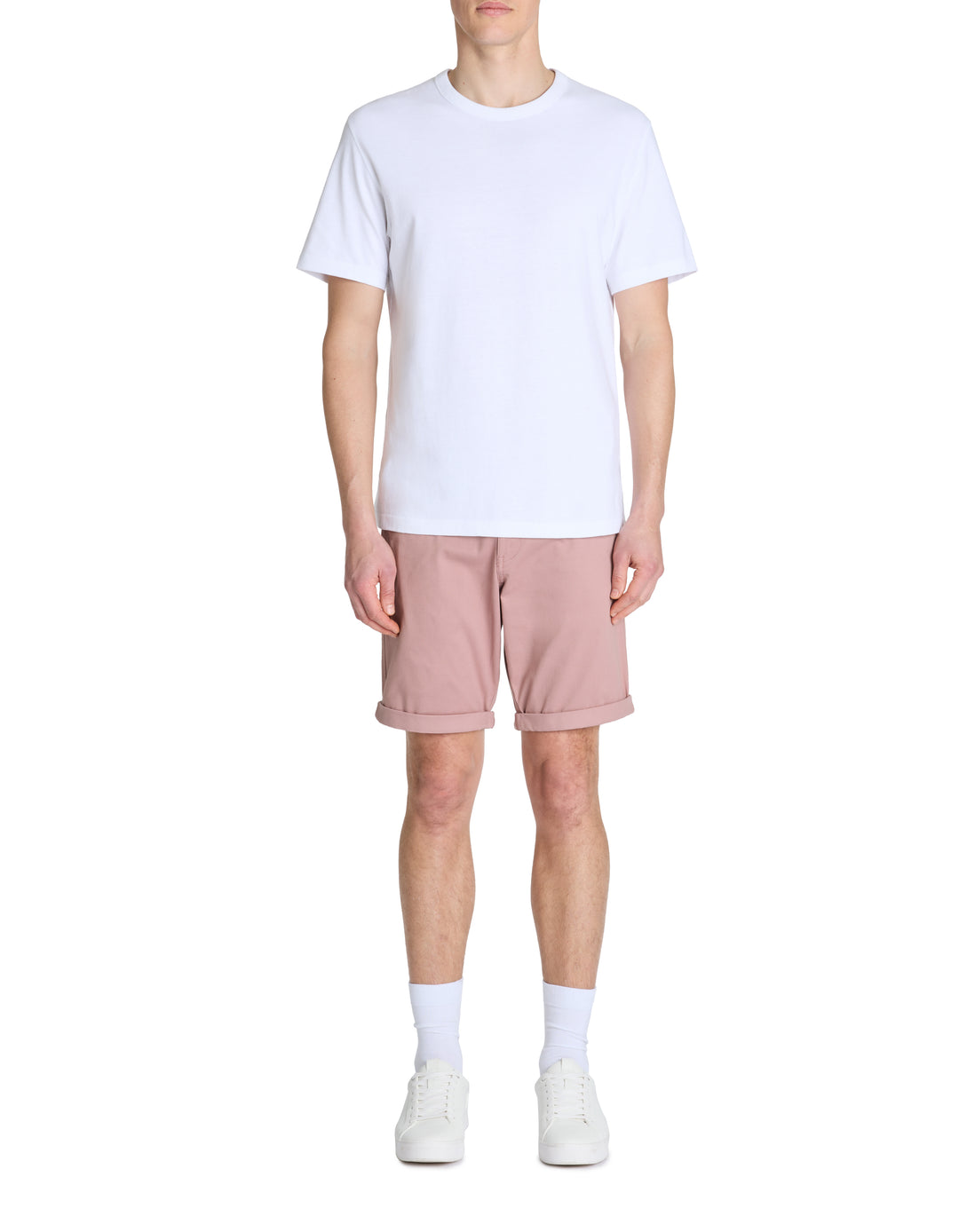 Chino Bermuda shorts in stretch cotton