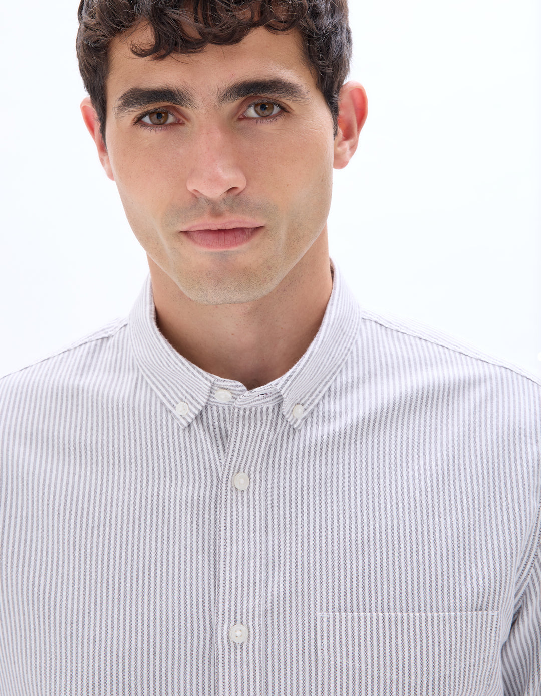 Regular cotton oxford shirt