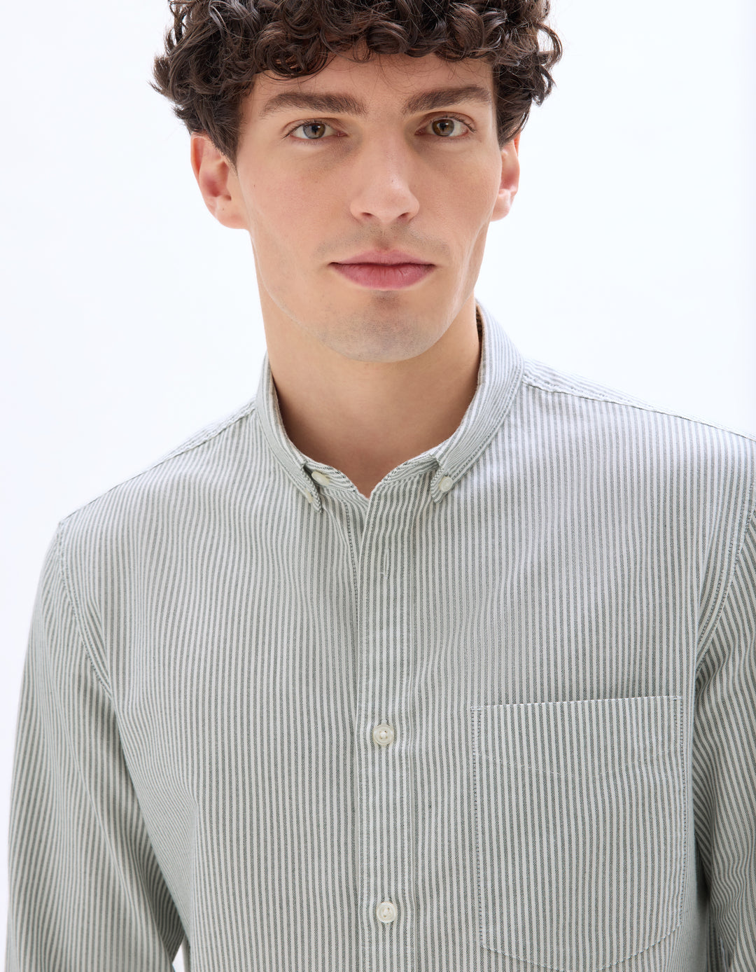Regular cotton oxford shirt