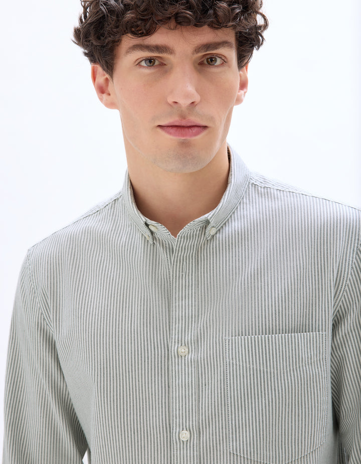 Regular cotton oxford shirt