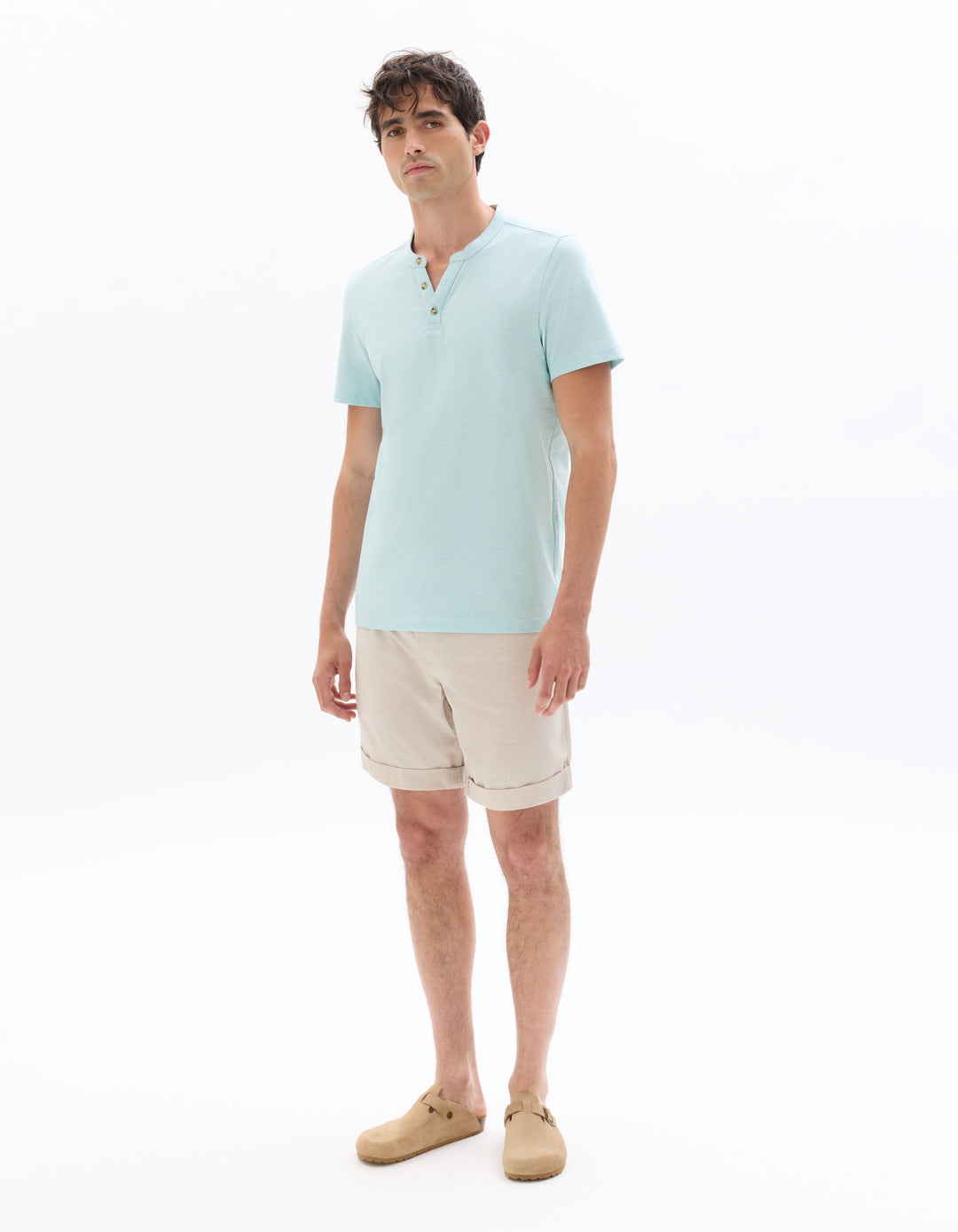 Unisex - Knitted - T-Shirt - Short sleeves - U / V / round neck