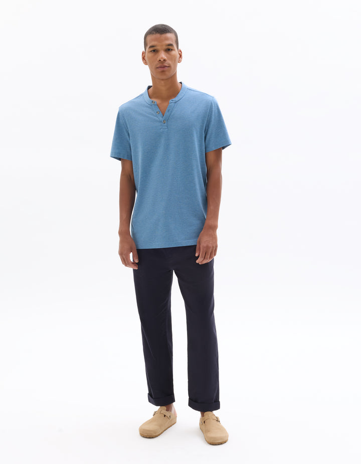 Unisex - Knitted - T-Shirt - Short sleeves - U / V / round neck
