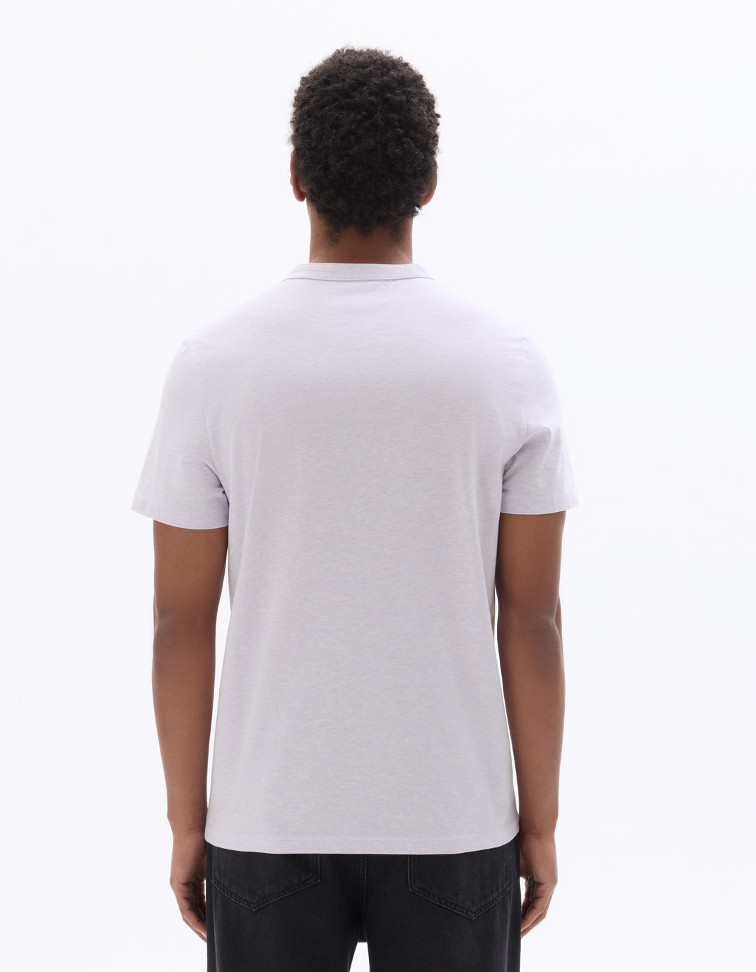 Men - Knitted - T-Shirt - Short sleeves - Henley collar