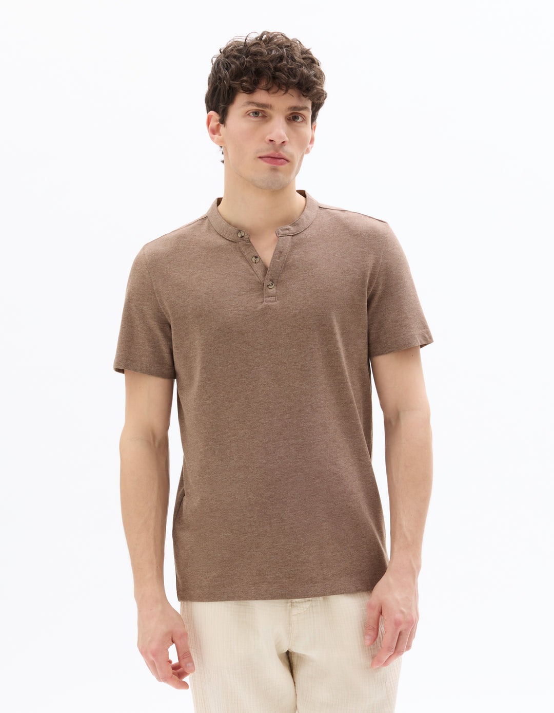 Unisex - Knitted - T-Shirt - Short sleeves - U / V / round neck