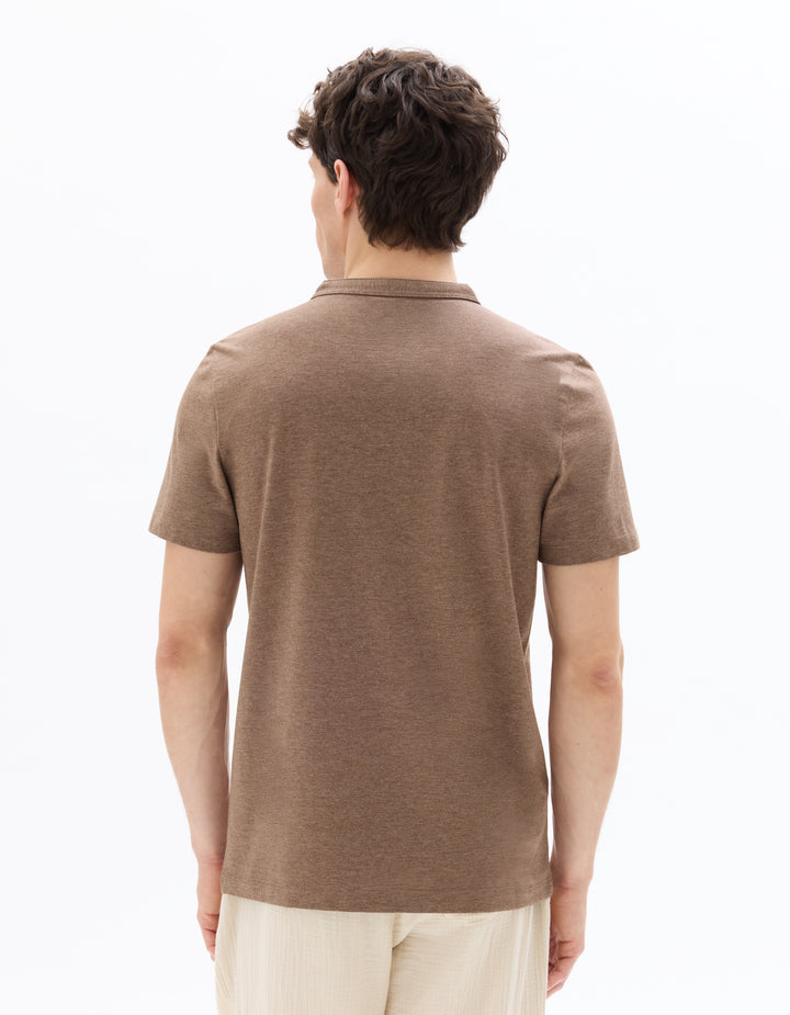 Unisex - Knitted - T-Shirt - Short sleeves - U / V / round neck