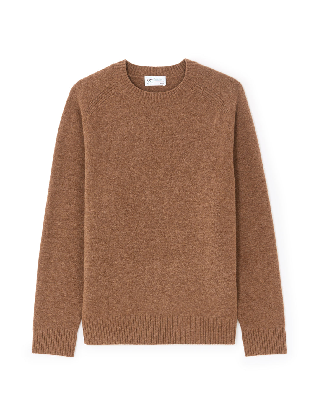 Crew neck 100% lambswool sweater