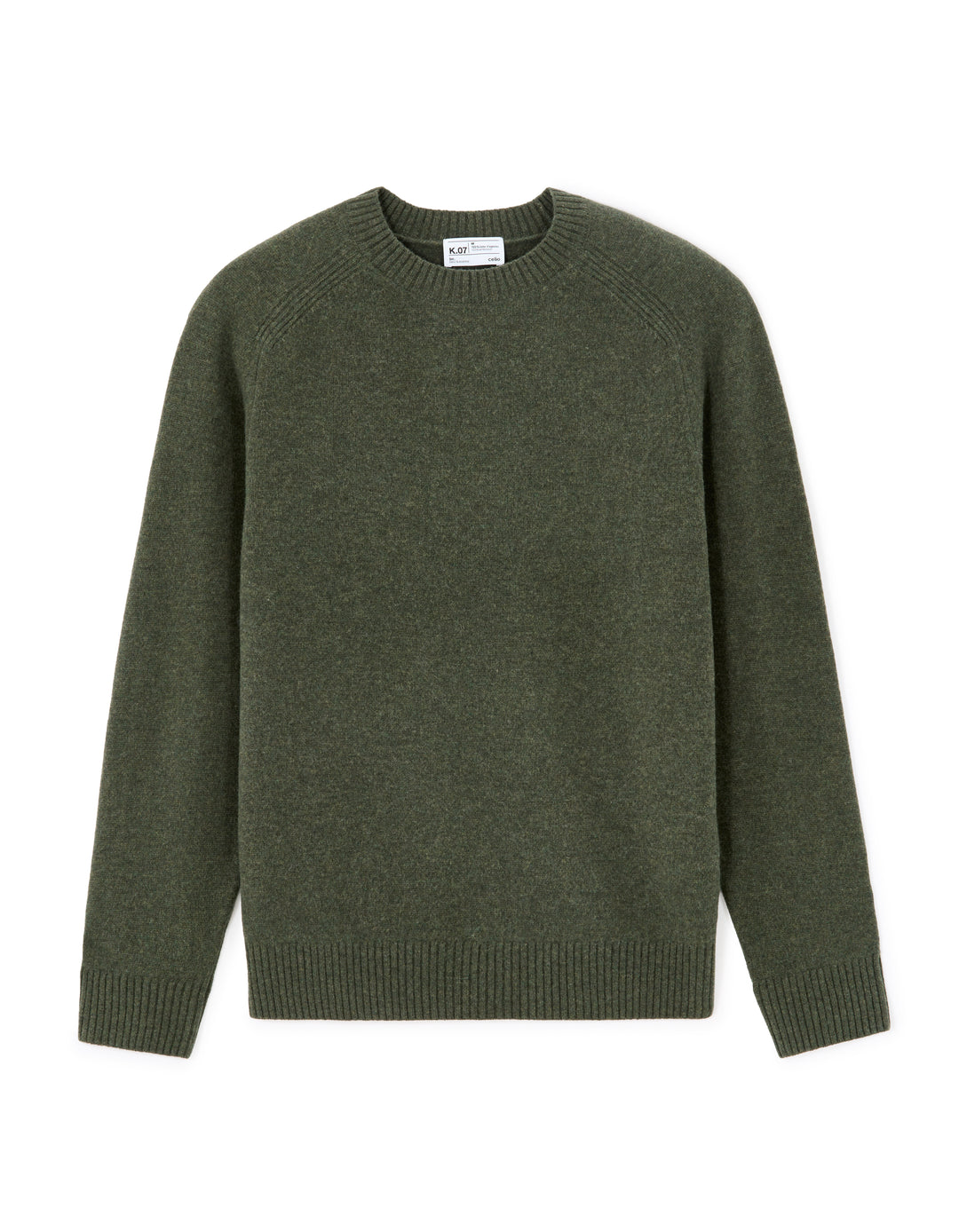 Crew neck 100% lambswool sweater