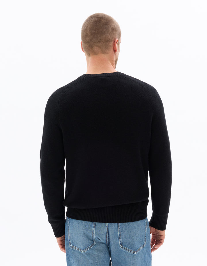 Crew neck 100% lambswool sweater