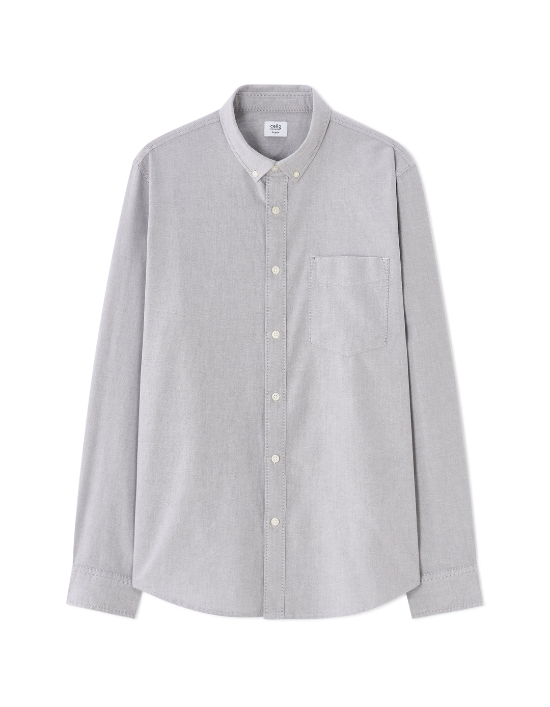 Regular cotton oxford shirt