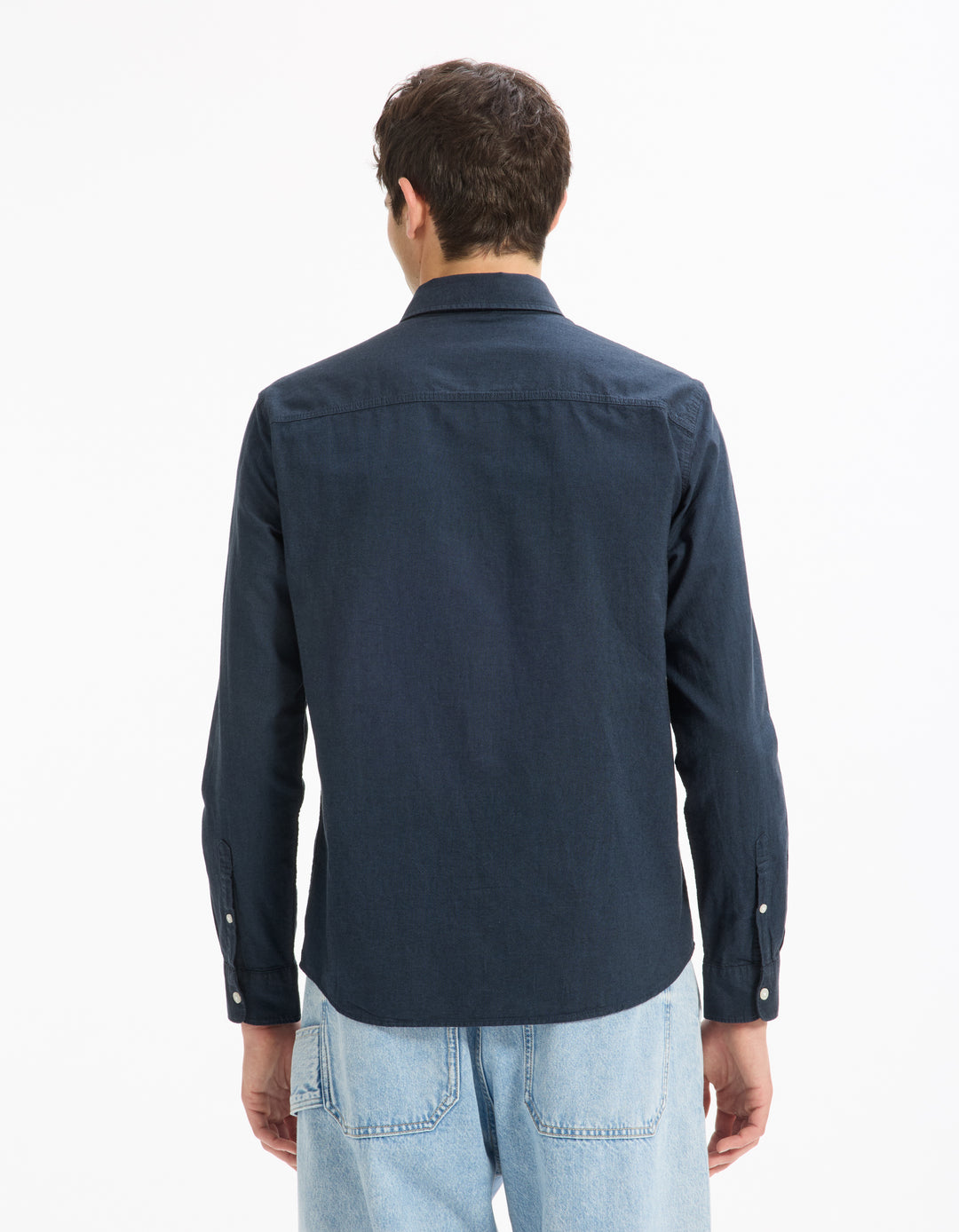 Regular cotton oxford shirt