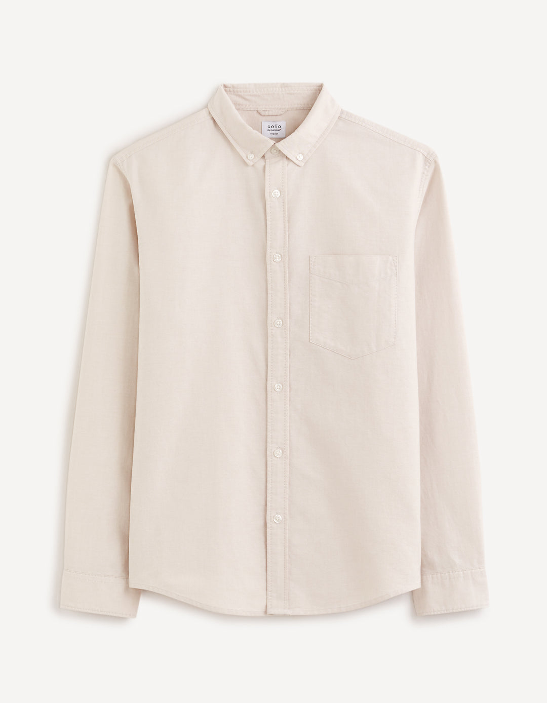 Regular cotton oxford shirt